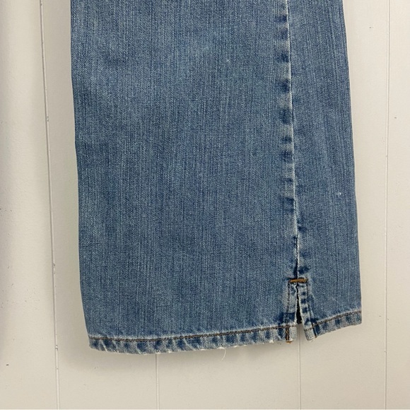 Lucky Brand Dungarees Jeans Jet Setter Denim Distressed Woman’s Sz 6 28 - Picture 9 of 14